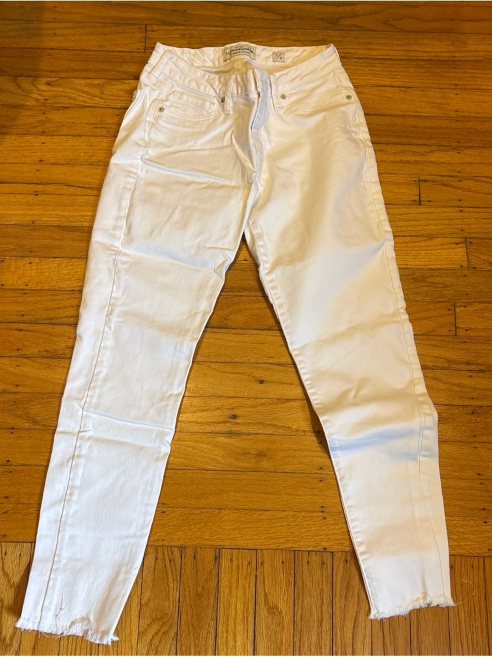 Lucky Brand Women's White Skinny Jeans